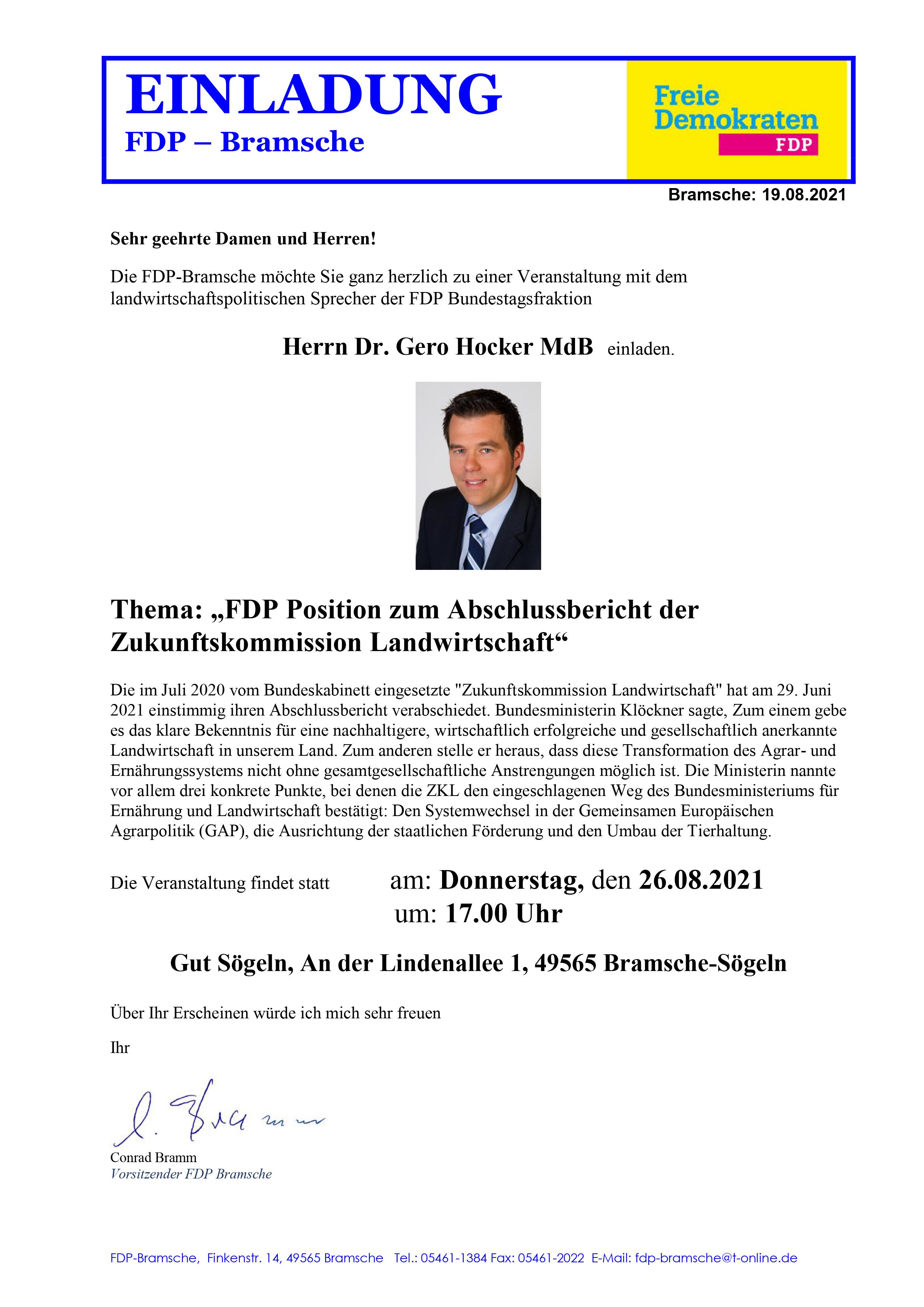 Einladung